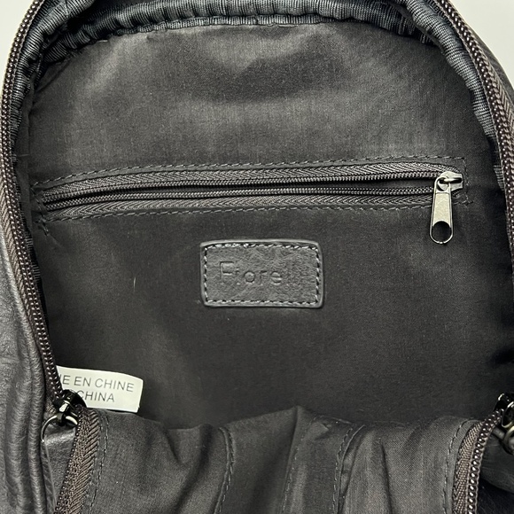 Fiorelli Gray Faux Leather Mini Backpack – Adjustable Straps – Multiple Pockets - Picture 10 of 14